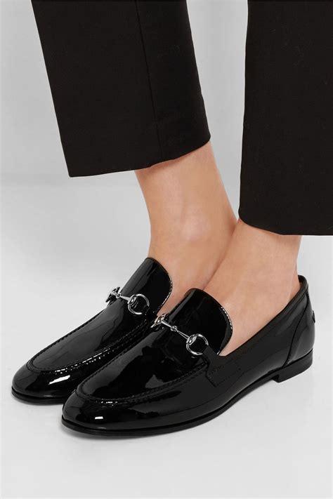 patent leather gucci shoes|Gucci patent loafers.